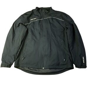 Bauer Hockey Team Midweight Warm-Up Rink Jacket - Black - XXL